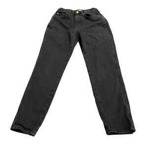 Free People We The Free Black High Waist Mom Jeans Size 26